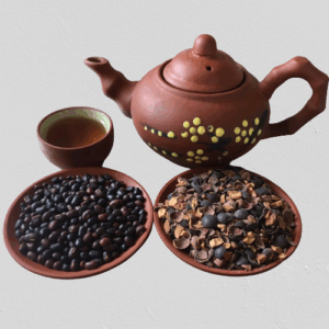 COMBO ẤM (trà hạt sen 350g, trà đậu rang 500g)-850G – gói