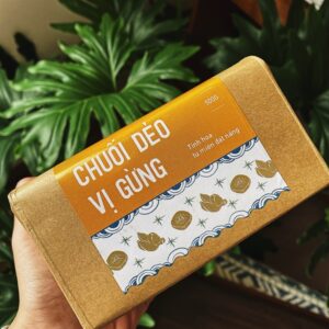 Chuối dẻo vị gừng ÔNG THẮNG – 500g – gói